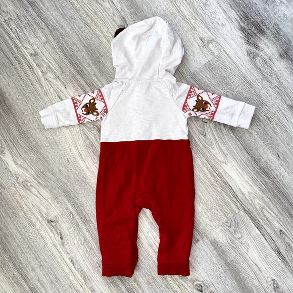 Christmas Baby Sweater & Reindeer Jumpsuit - Picture 4 of 8